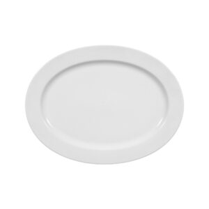 platón oval 35 cm ”lukullus” blanco