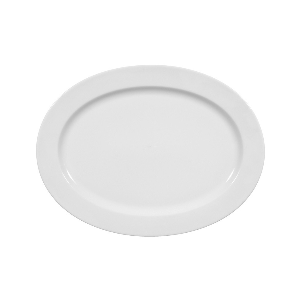platón oval 35 cm ”lukullus” blanco