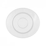 plato para taza oval para mocca/espresso ”mandarin” blanco