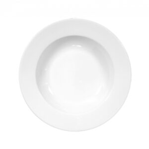 plato hondo para sopa 23 cm ''meran'' blanco