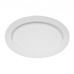 platón oval 25 cm ”meran” blanco