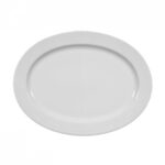platón oval 31 cm ”meran” blanco