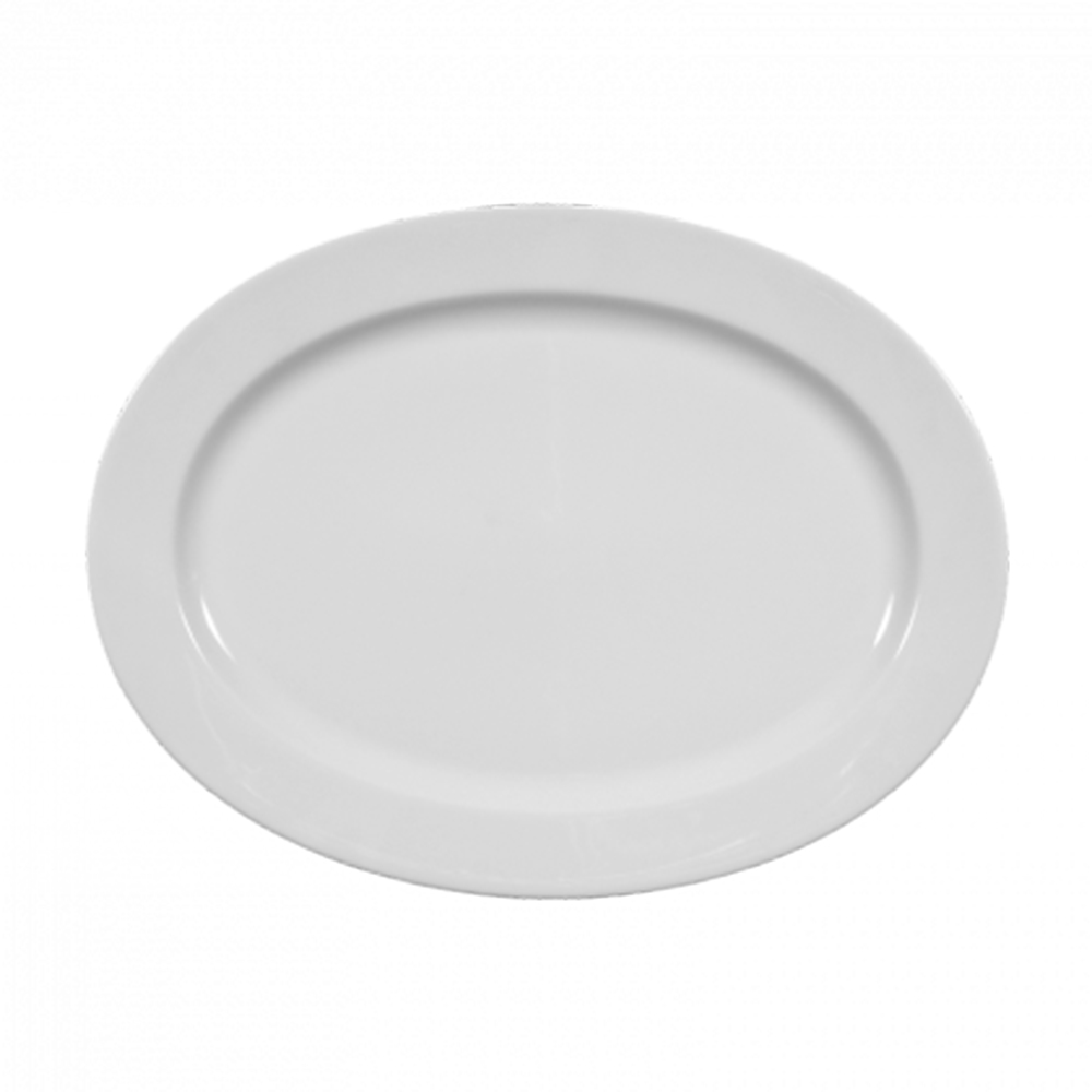 platón oval 31 cm ”meran” blanco