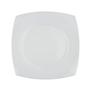 plato base/gourmet cuadrado 32 cm ''savoy'' blanco