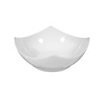 botanero/tazón cuadrado 11 cm ”savoy” blanco