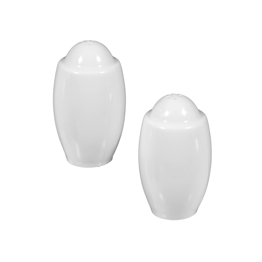 juego de salero & pimentero ”savoy” blanco