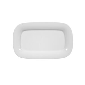 plato rect. 23x14 cm ''savoy'' blanco
