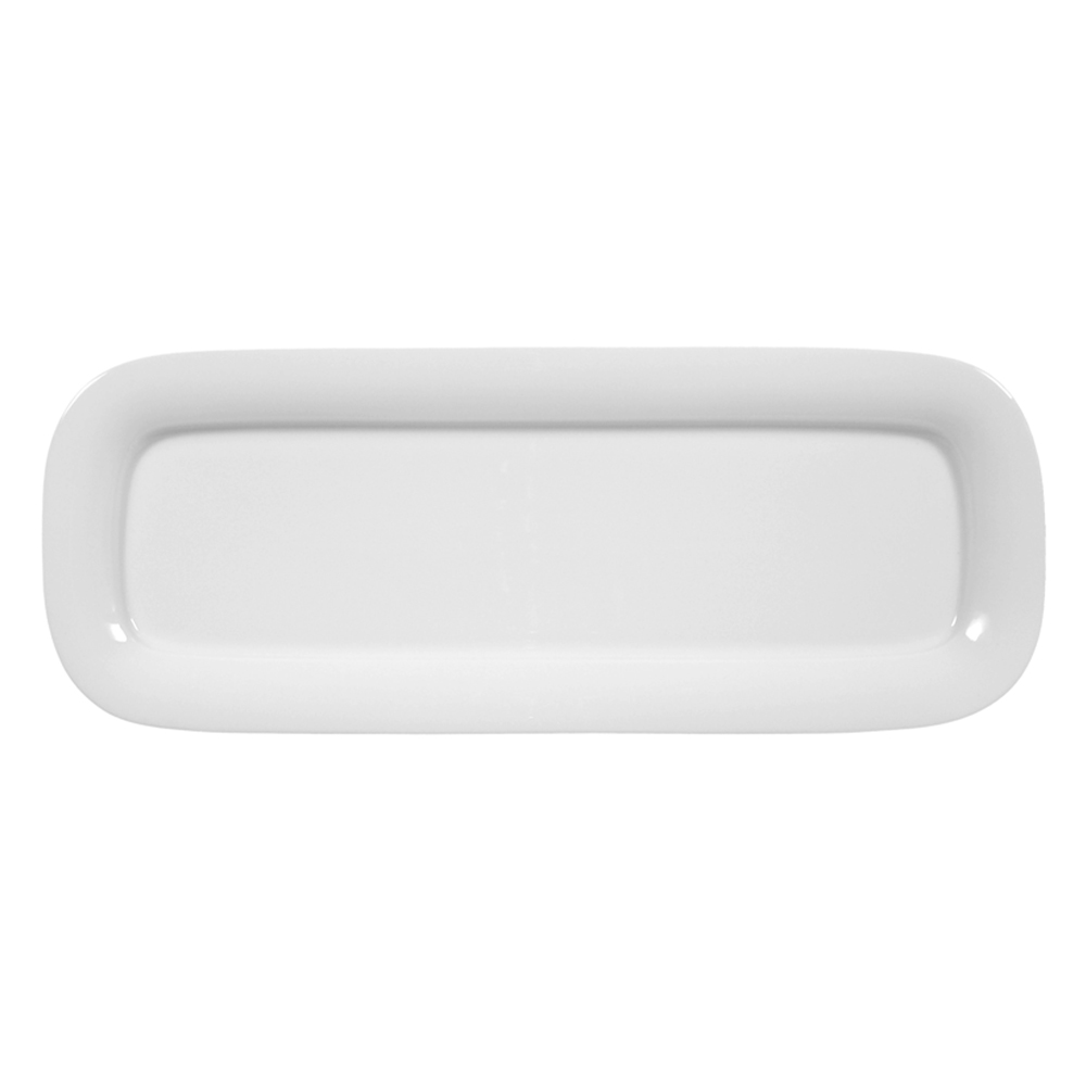 platón rect. 36 x14 cm ”savoy” blanco