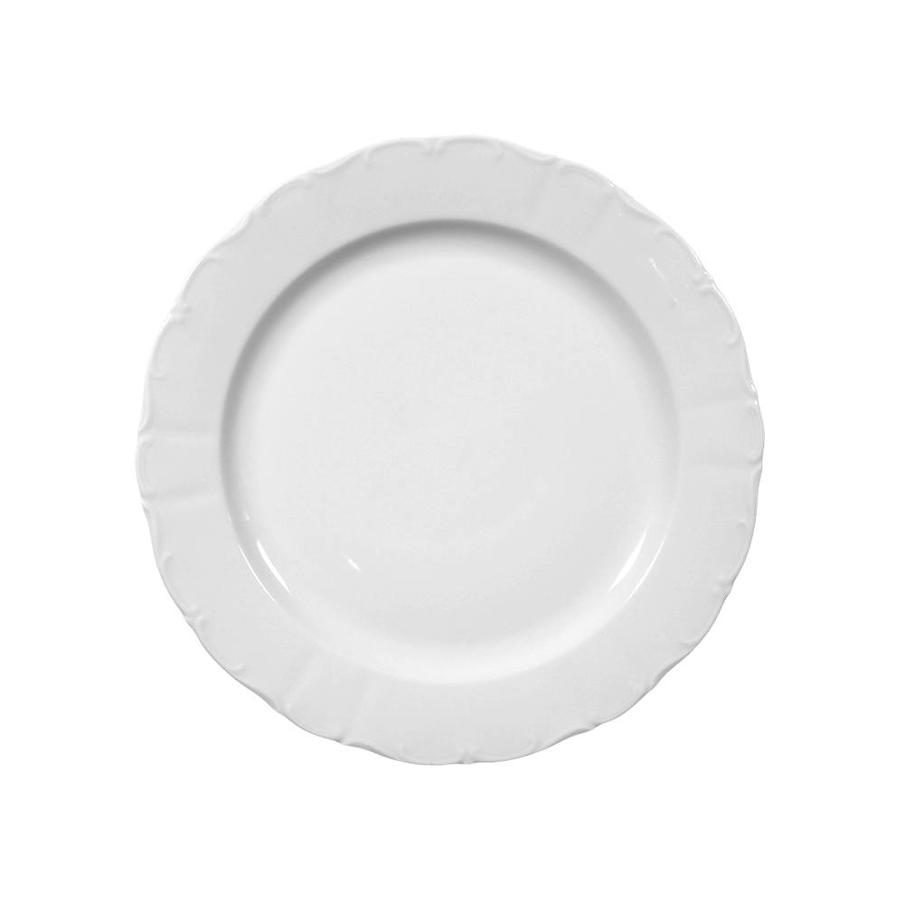plato base/gourmet 30 cm ”marienbad” blanco
