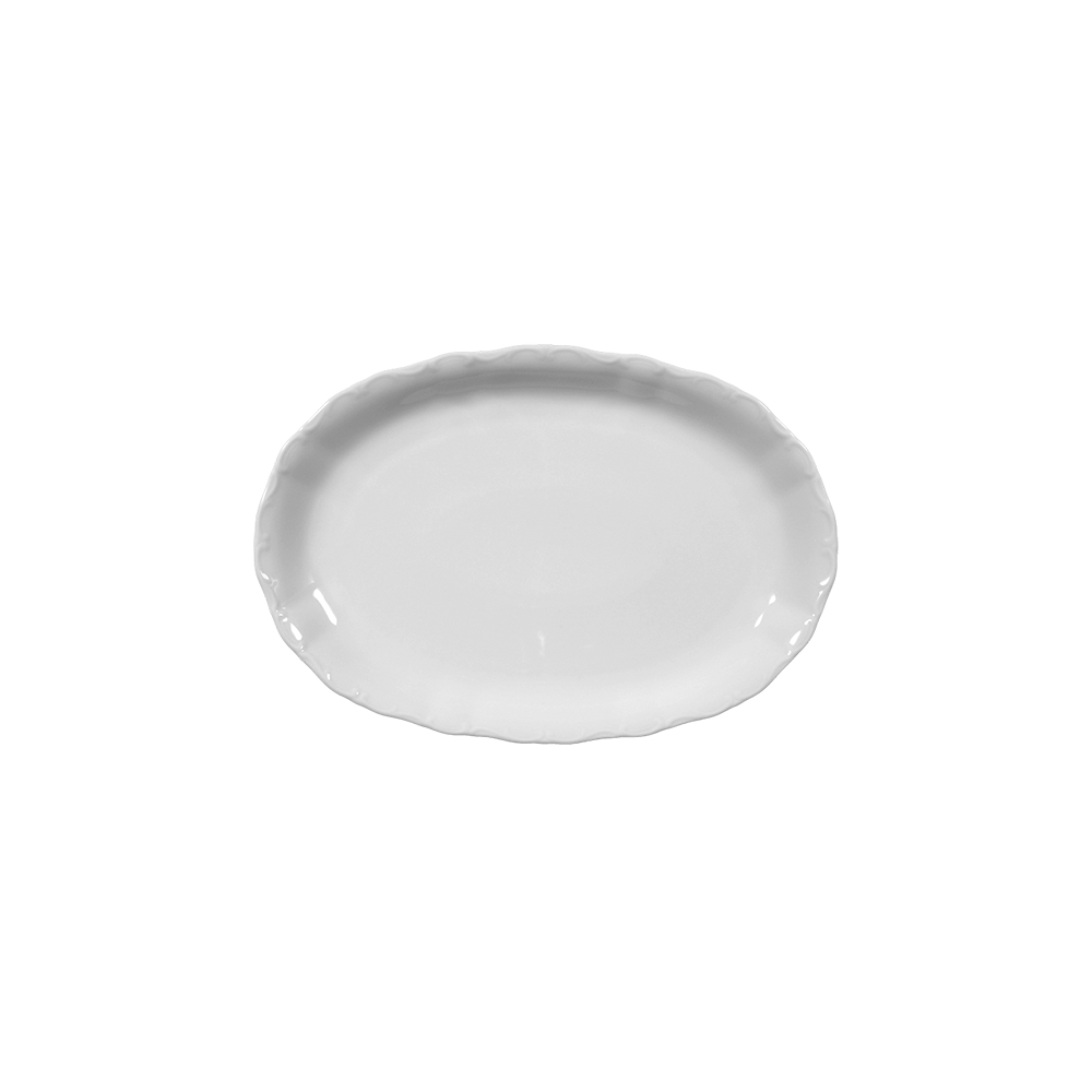 platón oval 28 cm ”marienbad” blanco
