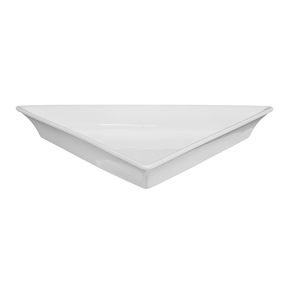 tazón triangular 5140 ”buffet gourmet” blanco