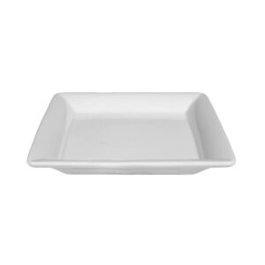 platón 5140 / 16x16x3 cm ”buffet gourmet” blanco