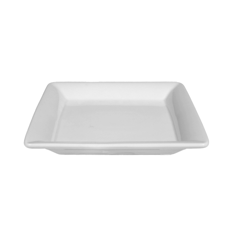 platón 5140 / 16x16x3 cm ”buffet gourmet” blanco