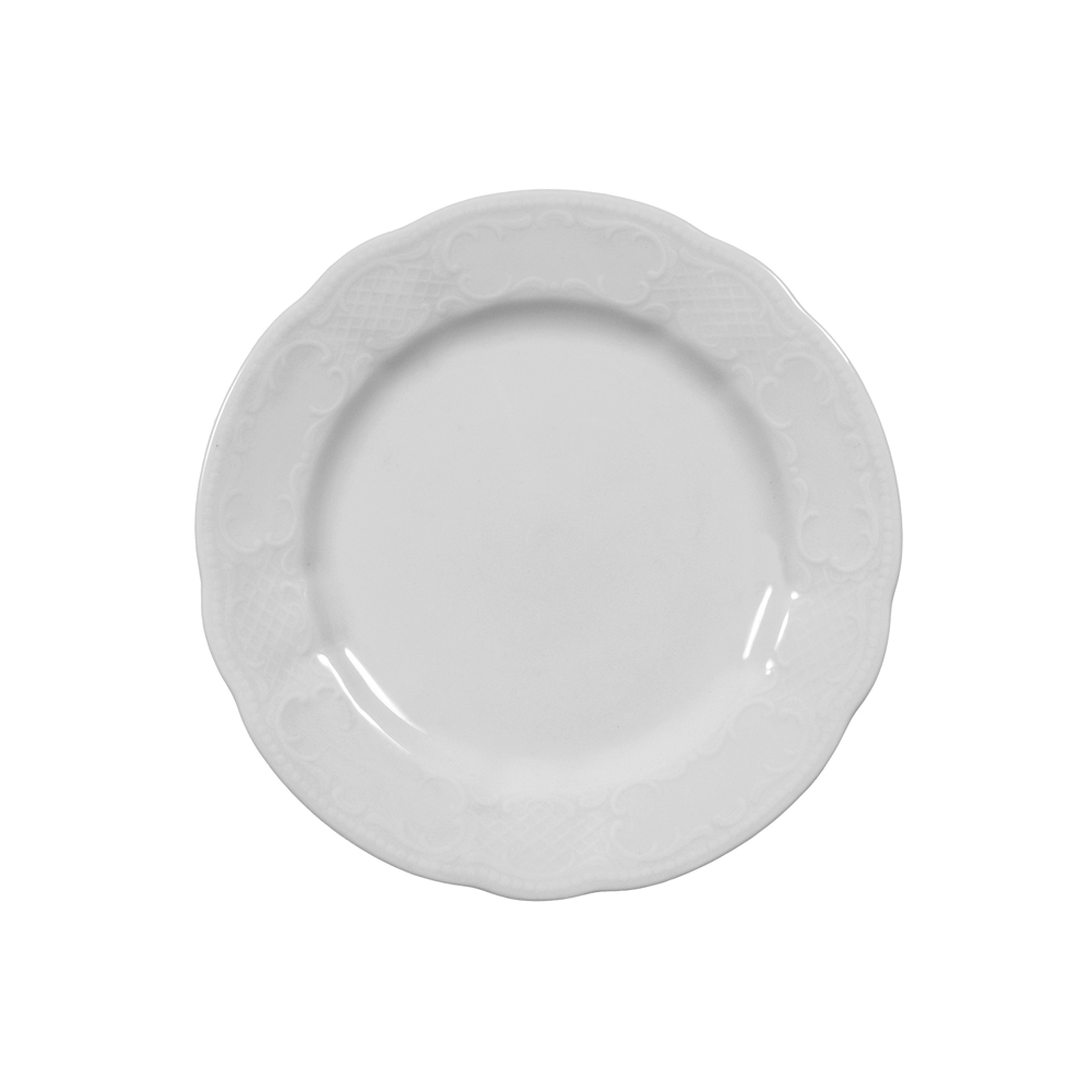 plato llano 17 cm ”salzburg” blanco