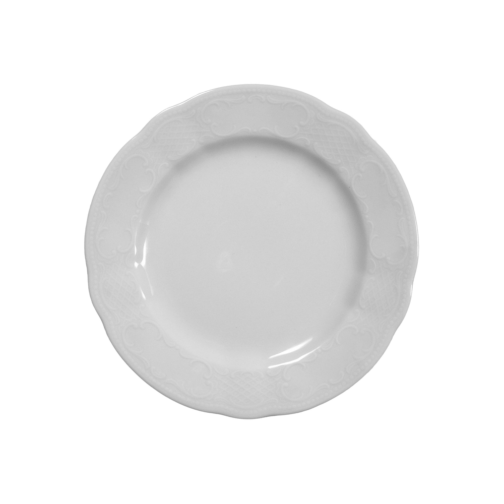 plato llano 19 cm ”salzburg” blanco