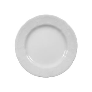 plate llano 21 cm ''salzburg'' blanco