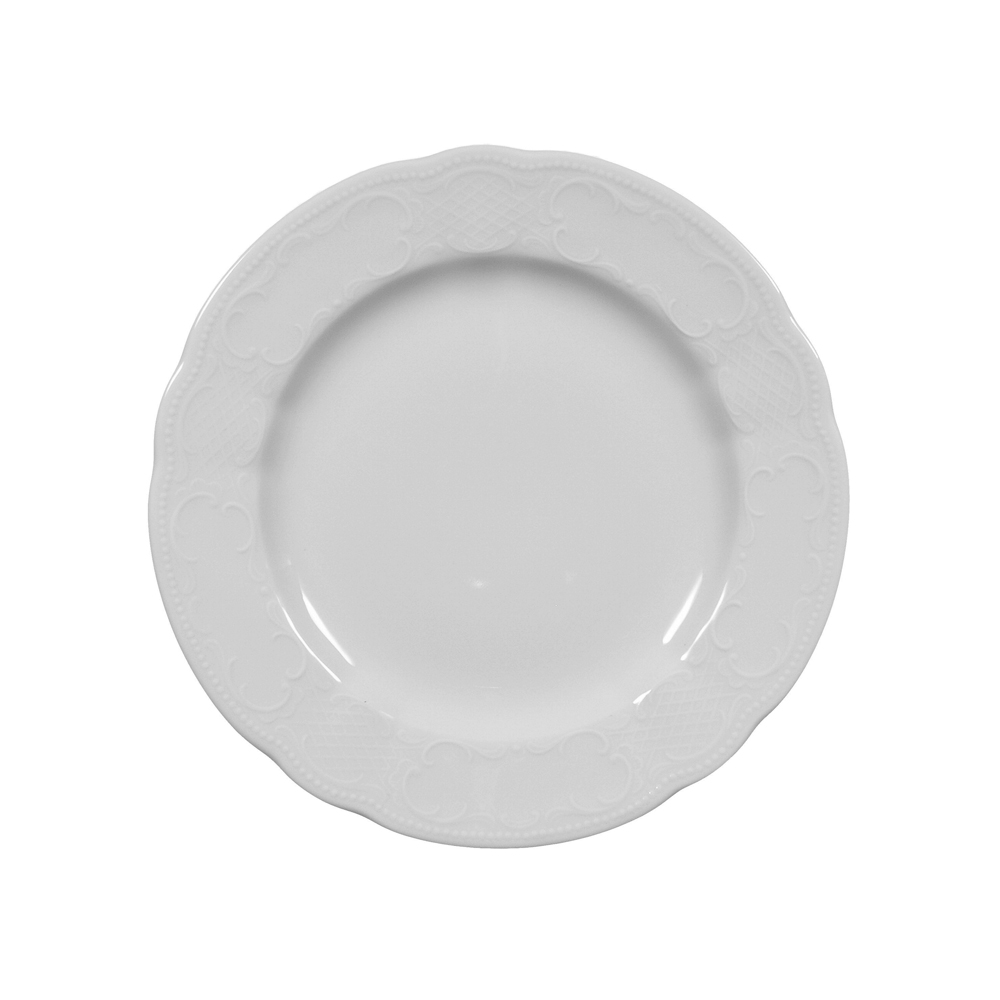 plato trinche 25 cm ”salzburg” blanco