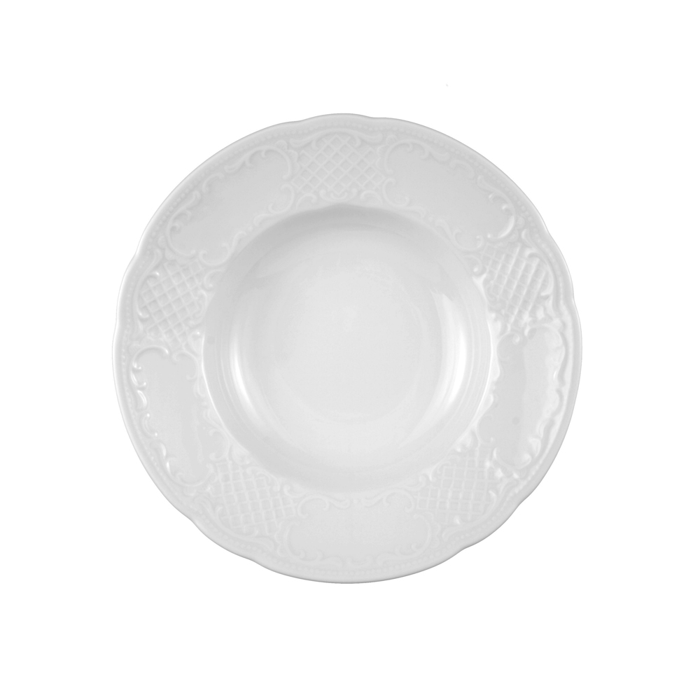 plato hondo para pasta 30 cm ”salzburg” blanco