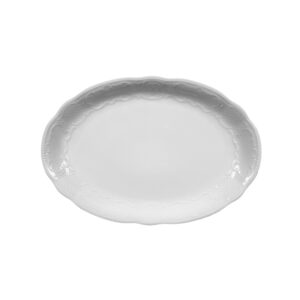 platón oval 35 cm ”salzburg” blanco