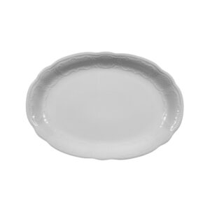 platón oval 38 cm ”salzburg” blanco