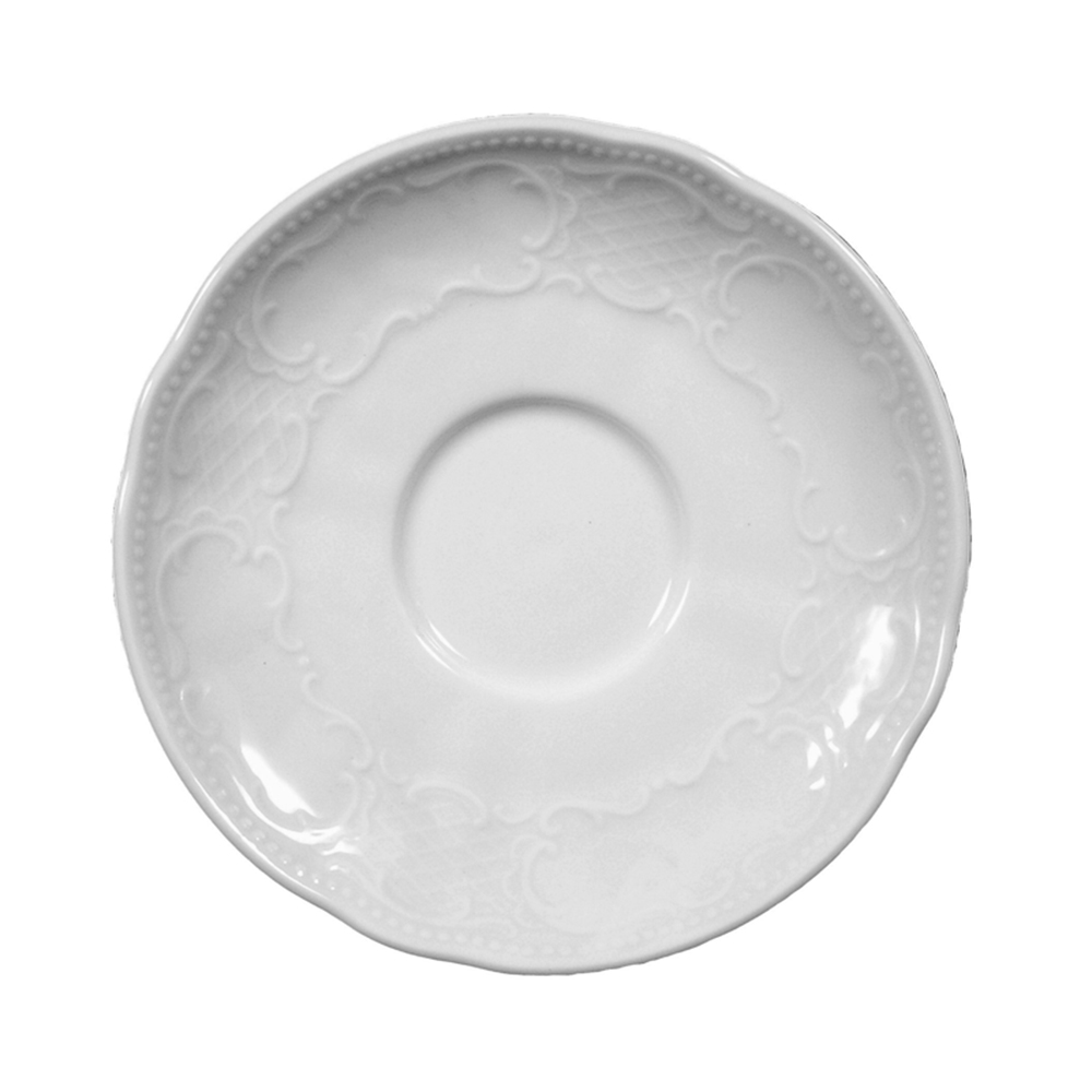 plato para taza para café 1.5 14.5 cm ”salzburg” blanco