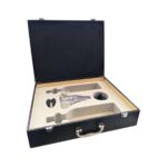 Set para vino de 3 piezas: aireador ángel, base antigoteo y cortaprecinto