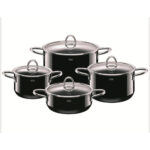 batería de cocina negra 4 pzs ”passion” colours silit
