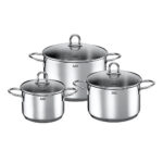 Juego de cacerolas y olla carat 3 pzas silit