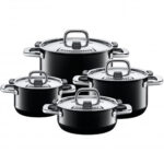 Batería de cocina negra 4 pzs ”nature” colours silit