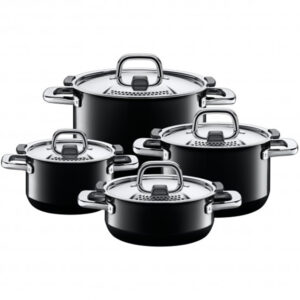 Batería de cocina negra 4 pzs ”nature” colours silit