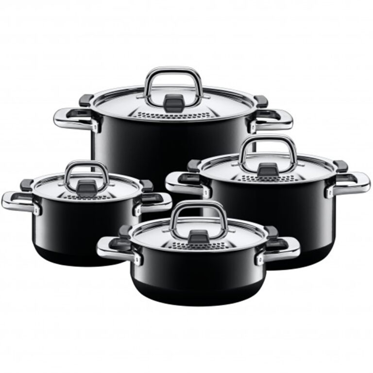 Batería de cocina negra 4 pzs ''nature'' colours silit