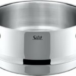 Batería de cocina de 7 piezas, fabricadas de acero inoxidable, ”Diamant”, silit