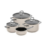 Batería de cocina de 4 piezas, Color Macadamia, ”Elegance Line”, Silit