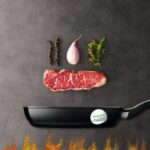 Sartén alto profesional con mango negro 24 cm silit