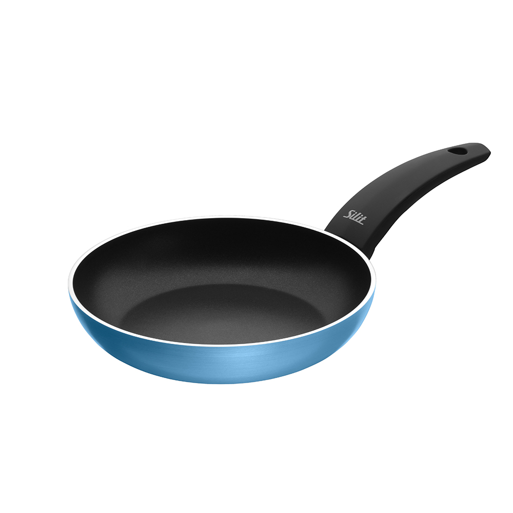 Sartén de inducción, color azul, de 20 cm, con antiadherente, ”belluna”, SILIT