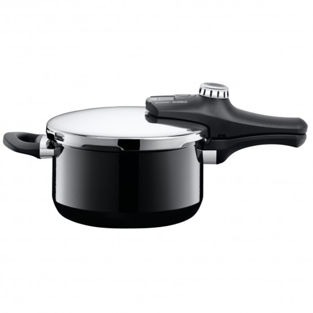Olla de Presión Silargan negra 4,5 l ”sicomatic econtrol” silit