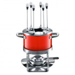 Juego para fondue 10 pzs rojo 16 cm ”silargan” silit