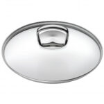 Tapa de cristal para wok con asa de acero 28 cm silit