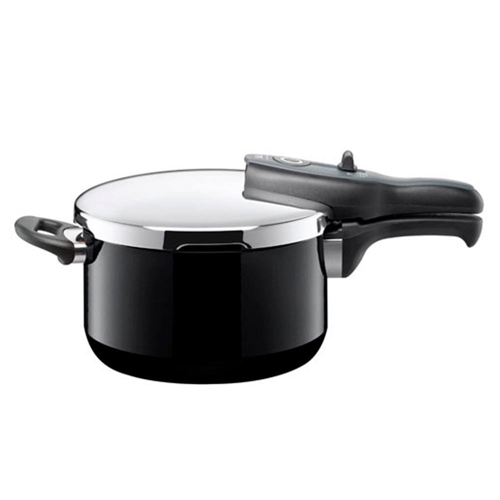 olla de presión negra sin inserto 4,5 l ”sicomatic t-plus” silit