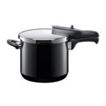 Olla de presión negra sin inserto 6,5 l ”Sicomatic t-plus” silit