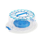 juego de porta pastel con enfriador y plato base decorado azul 28x39x34,5×15.5 cm snips