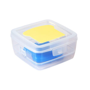 contenedor para lunch con charola con clips y enfriador 0.5 l 14,5x14,5x7.5 cm snips