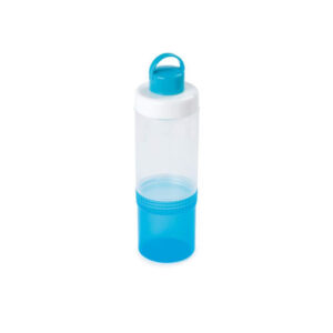 botella azul 2 en 1 400 ml y 250 ml eat and drink snips