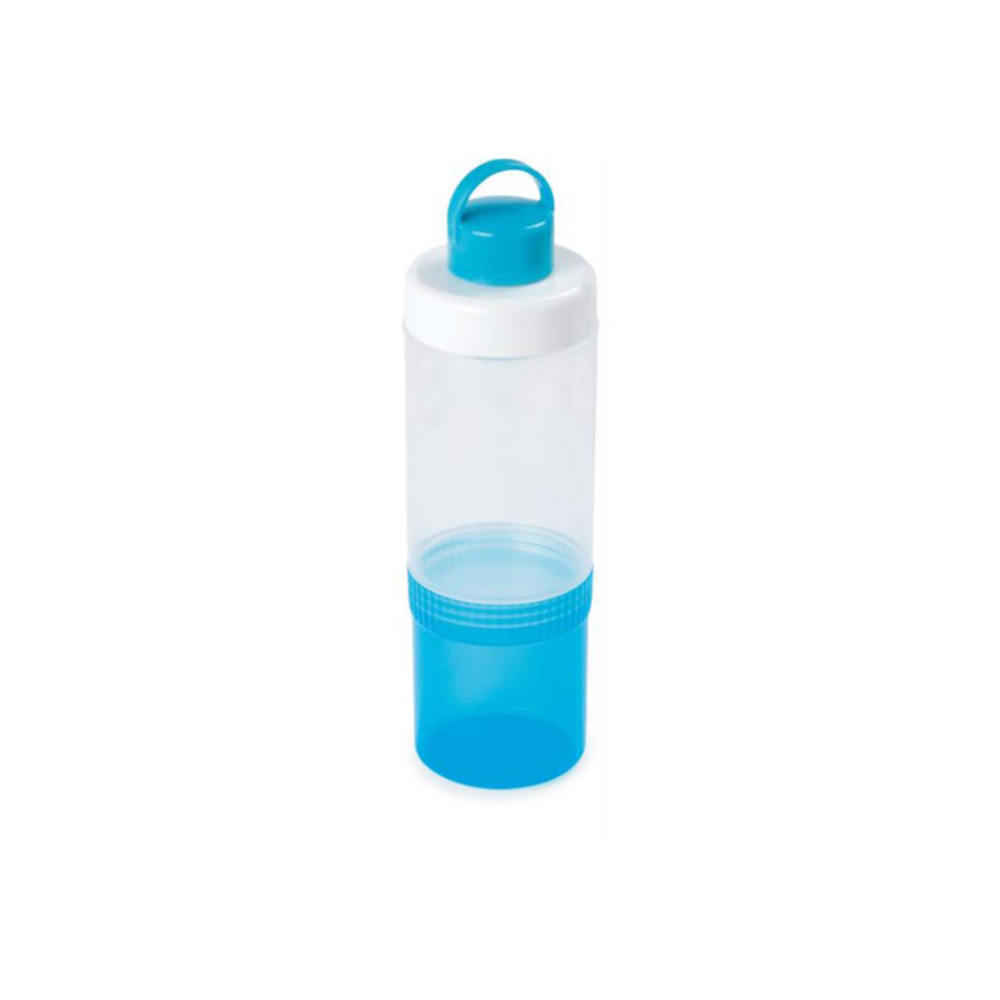 botella azul 2 en 1 400 ml y 250 ml eat and drink snips