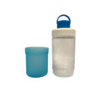 botella azul 2 en 1 400 ml y 250 ml eat and drink snips