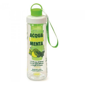 botella 0.75 l tritan menta y limón snips