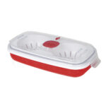 hervidor de huevos recipiente para omelette rojo 0.75 l tempozero snips