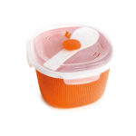 recipiente para cocer arroz, granos naranja 2.7 l tempozero snips