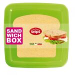 lonchera sandwich verde 0.5 l 14,5×14,5×5.5 cm snips