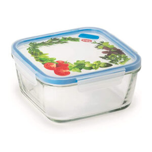 contenedor cuadrado 1.40 l de vidrio snips